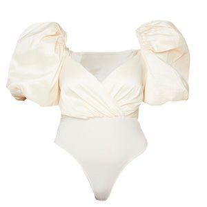 Puff sleeve bodysuit